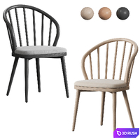 Murray chair 3D Model Vray, Corona