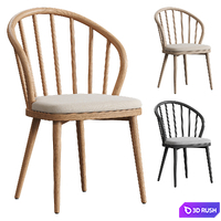 Murray chair 3D Model Vray, Corona