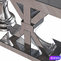 Eichholtz Console Table Valetta &amp; Chess King &amp; Queen 3D Model Vray