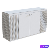 Ralph Lauren Penthouse Suite Fluted Console 3D Model Vray, Corona