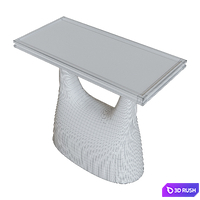 Philippe Hiquily - Console - Collection de lartiste 3D Model Corona