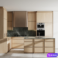 Kitchen Appliance Bosch Kitchen 80 3D Model Vray, Corona