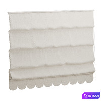 Roman blind wide for children's room 3D Model Corona