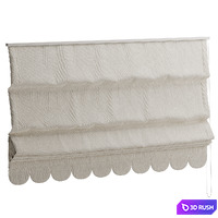 Roman blind wide for children's room 3D Model Corona