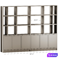 Muuto Stacked Storage System Configurations 11 3D Model Corona
