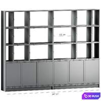 Muuto Stacked Storage System Configurations 11 3D Model Corona