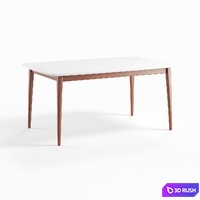 Samurai extendable table HOFF 3D Model Vray, Corona