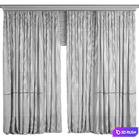 Curtain 68/ Curtains 3D Model Corona