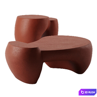 Dune coffee tables by Mogg 3D Model Corona