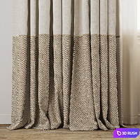 Curtain 973 3D Model Corona