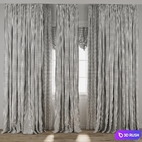 Curtain 973 3D Model Corona