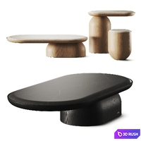 Mozea Quartam Coffee Table 3D Model Vray, Corona
