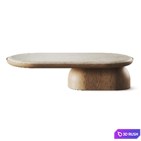 Mozea Quartam Coffee Table 3D Model Vray, Corona