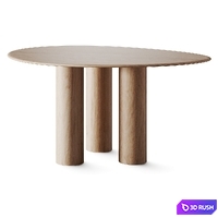 La Redoute AM.PM Brasero Table 3D Model Vray, Corona