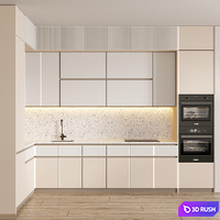 Kitchen 04 3D Model Corona