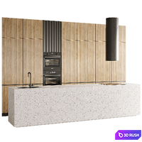 Kitchen 03 3D Model Corona