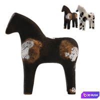 Ceramic horses 3D Model Corona