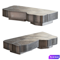 Slabs Low Table 3D Model Corona