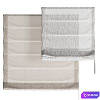 Roman blinds 40 (1200mm and 800mm) 3D Model Corona