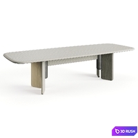 D8 District Eight FAIFO Rectangular Table 3D Model Vray, Corona