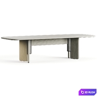 D8 District Eight FAIFO Rectangular Table 3D Model Vray, Corona
