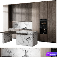 Kitchen 08 3D Model Corona