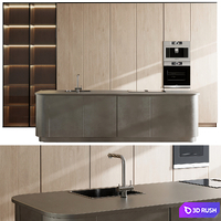 Kitchen Appliance Bosch Kitchen 125 3D Model Vray, Corona