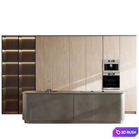 Kitchen Appliance Bosch Kitchen 125 3D Model Vray, Corona