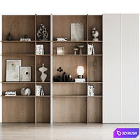 Rack Decor 01 3D Model Vray, Corona