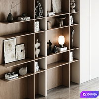 Rack Decor 01 3D Model Vray, Corona