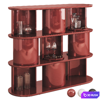 Hide&amp;Seek Door Sideboard 3D Model Vray, Corona
