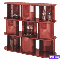Hide&amp;Seek Door Sideboard 3D Model Vray, Corona