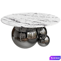 Coffee Table 3D Model Corona