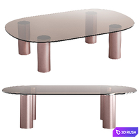 Coffee table Madeline by La Redoute 3D Model Vray, Corona