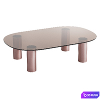 Coffee table Madeline by La Redoute 3D Model Vray, Corona