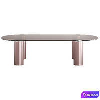 Coffee table Madeline by La Redoute 3D Model Vray, Corona