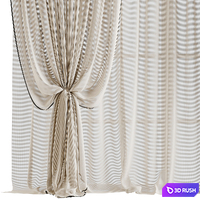 Curtain 13 3D Model Vray, Corona