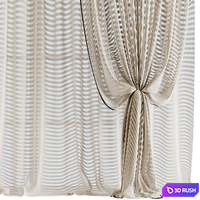 Curtain 13 3D Model Vray, Corona