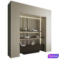 Furniture composition 09LO 3D Model Corona