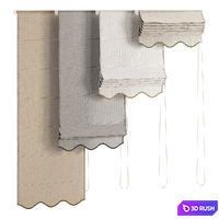 Roman blind 012 KM 3D Model Corona