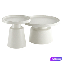 Set of tables Amora 3D Model Corona