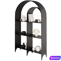 Decorative set 001 3D Model Vray, Corona