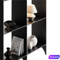 Decorative set 001 3D Model Vray, Corona