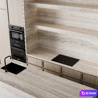 Kitchen 46 3D Model Corona
