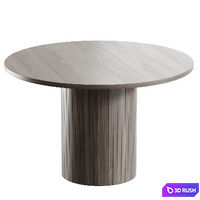 Kitchen table Hill 3D Model Vray, Corona