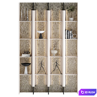 Alpi shelving 3D Model Corona