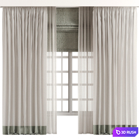 Curtain for Interior 119 3D Model Vray, Corona