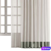 Curtain for Interior 119 3D Model Vray, Corona