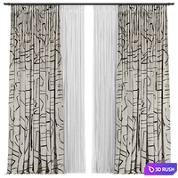Curtain 07 / Curtains 07 3D Model Corona