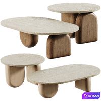 Philip Long Center Table 3D Model Vray, Corona